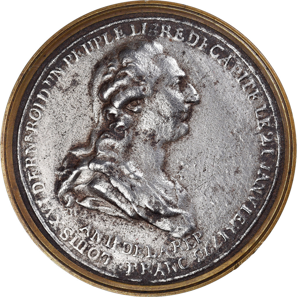 France, Médaille, Louis XVI, Dernier Roi d'un Peuple Libre, History, 1793, SPL