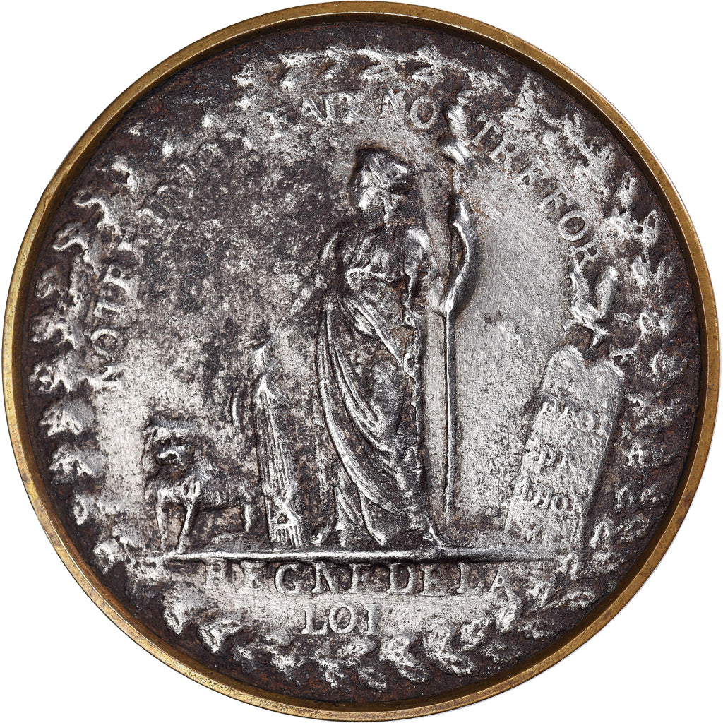 France, Médaille, Louis XVI, Dernier Roi d'un Peuple Libre, History, 1793, SPL