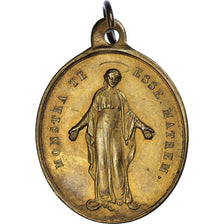 Frankrijk, Medaille, Religion, Congrégation des Enfants de Marie, PR, Tin