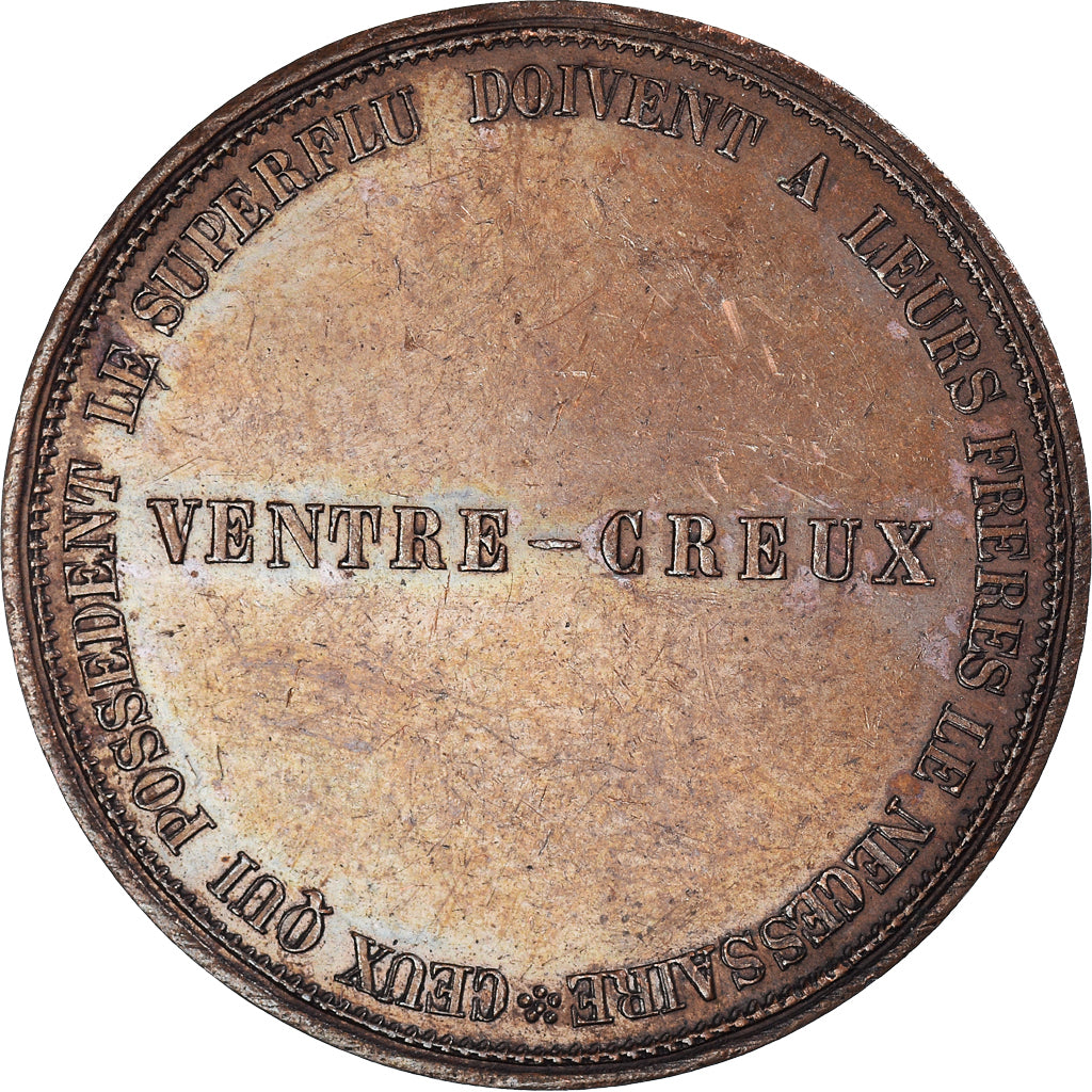 France, Jeton, Révolution de 1848, Ventre-Creux, Lyon, History, 1848, SUP