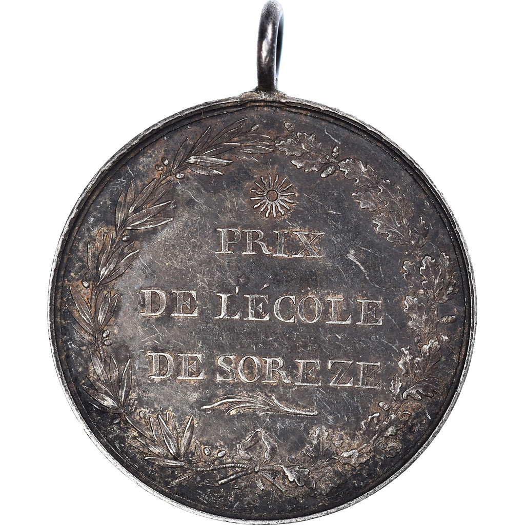 France, Token, Louis XVIII, Education, Prix de l'Ecole de Sorèze, 1816