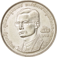 Thailand, Rama IX, 50 Baht, 1971, AU(55-58), Silver, KM:95