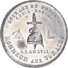 France, Médaille, Société Ouvrière Les Voraces, Deuxième République, 1848