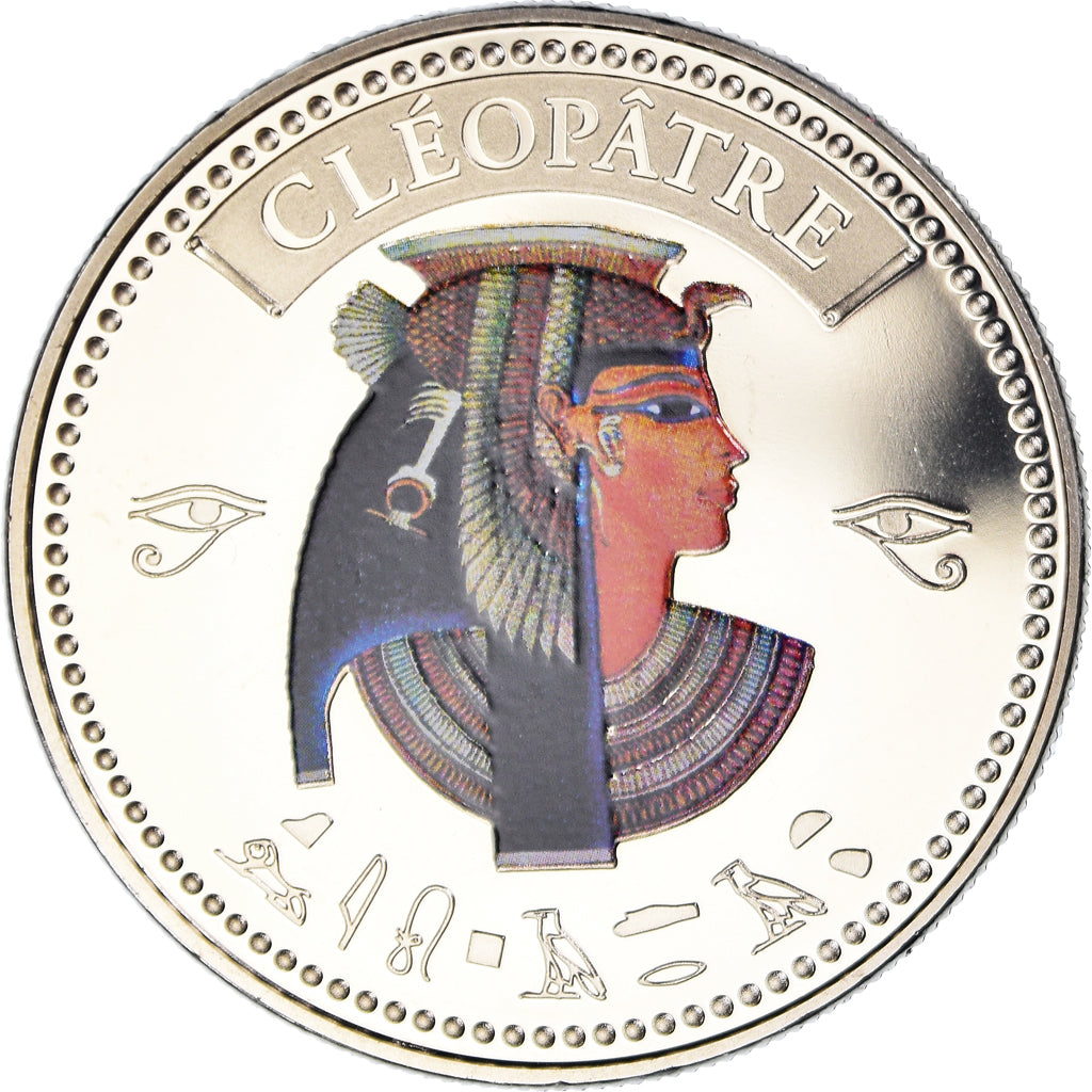 Égypte, Médaille, Trésors d'Egypte, Cléopâtre, History, SPL+, Cupro-nickel
