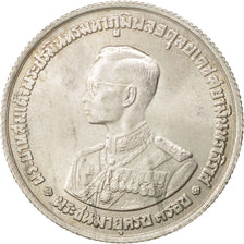 Thailand, Rama IX, 20 Baht, 1963, AU(55-58), Silver, KM:86