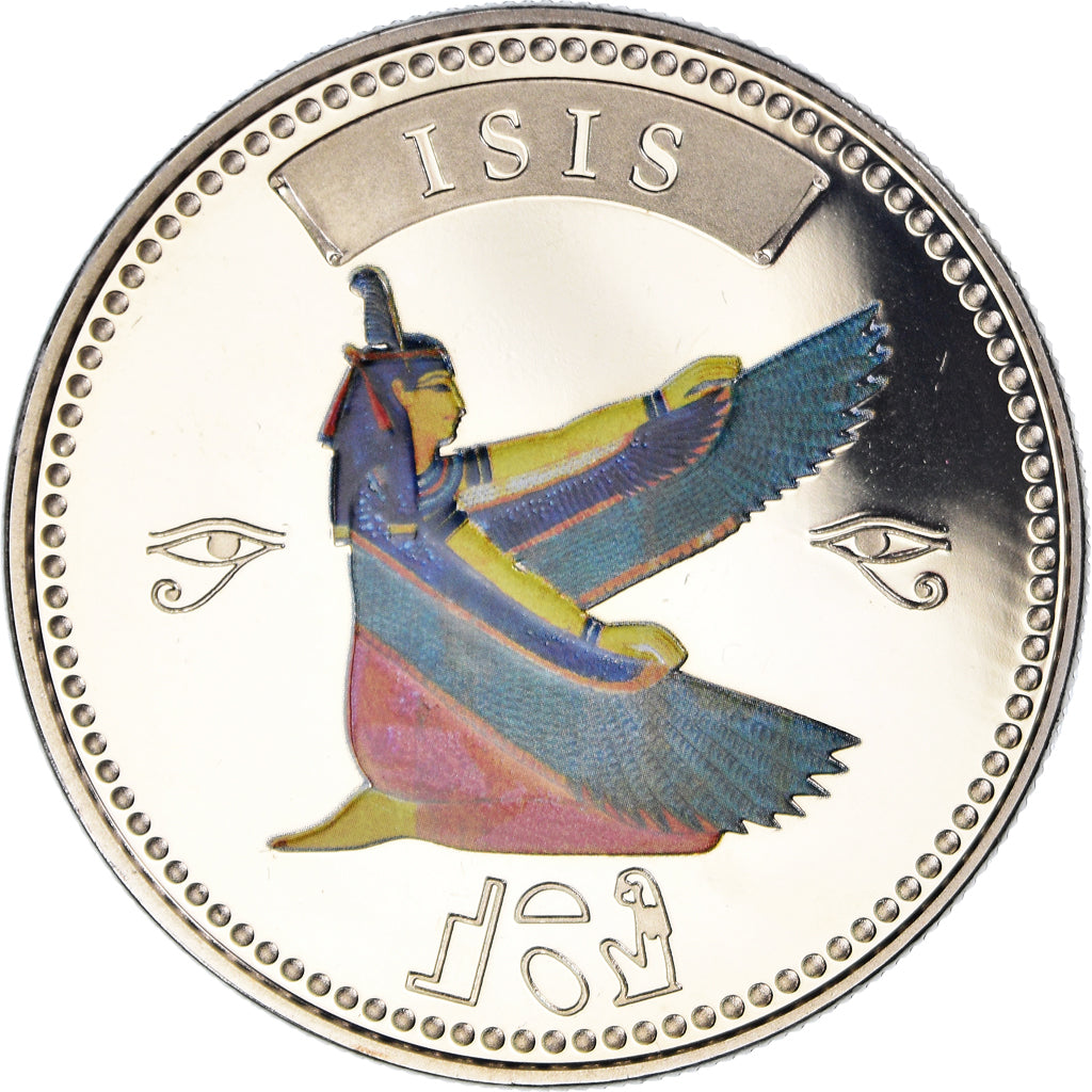 Égypte, Médaille, Trésors d'Egypte, Isis, History, SPL+, Cupro-nickel
