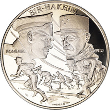 France, Medal, La Bataille de Bir Hakeim, WAR, MS(65-70), Copper-nickel