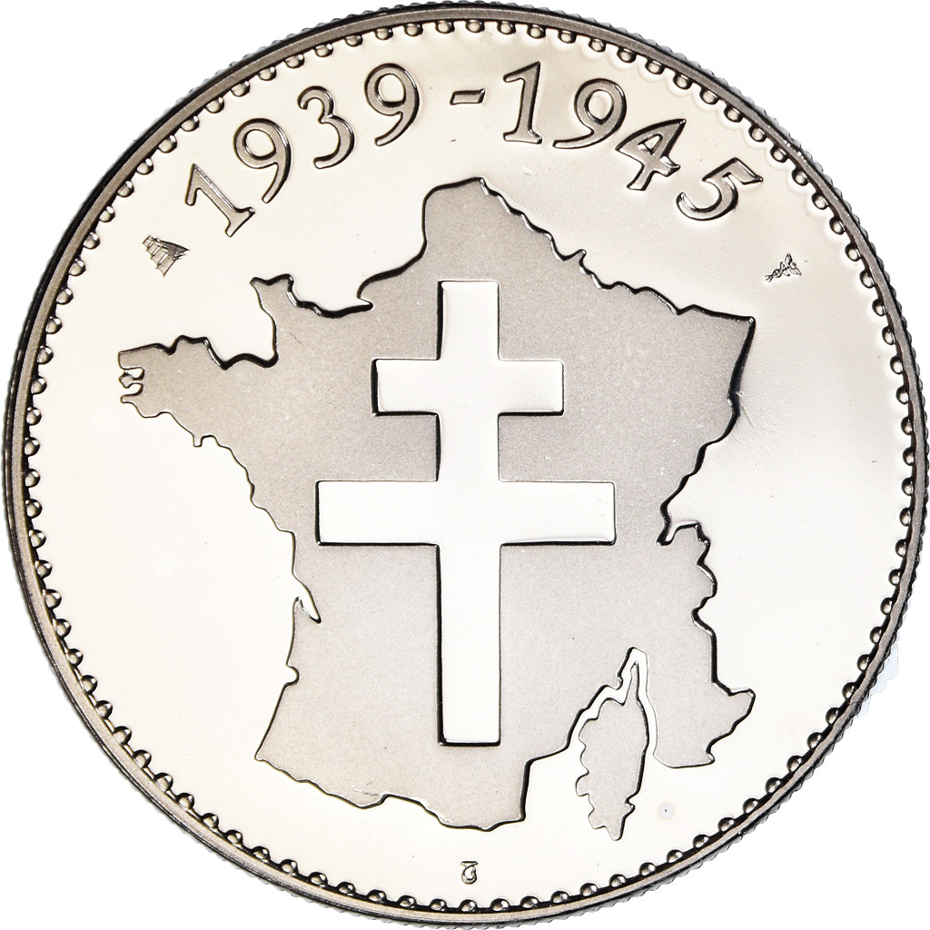 France, Medal, La Bataille de Bir Hakeim, WAR, MS(65-70), Copper-nickel
