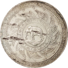 Thailand, Rama IV, 2 Baht, 1863, AU(55-58), Silver, KM:12