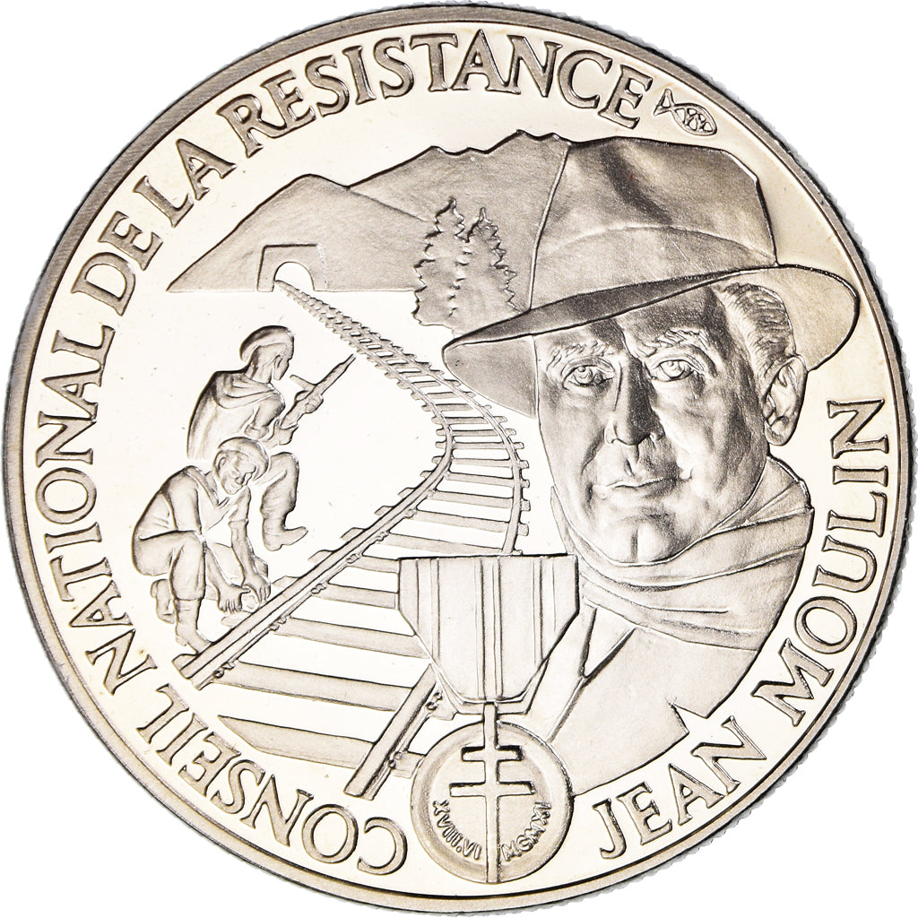 Frankrijk, Medaille, 1939-1945, Conseil National de la Résistance, Jean Moulin