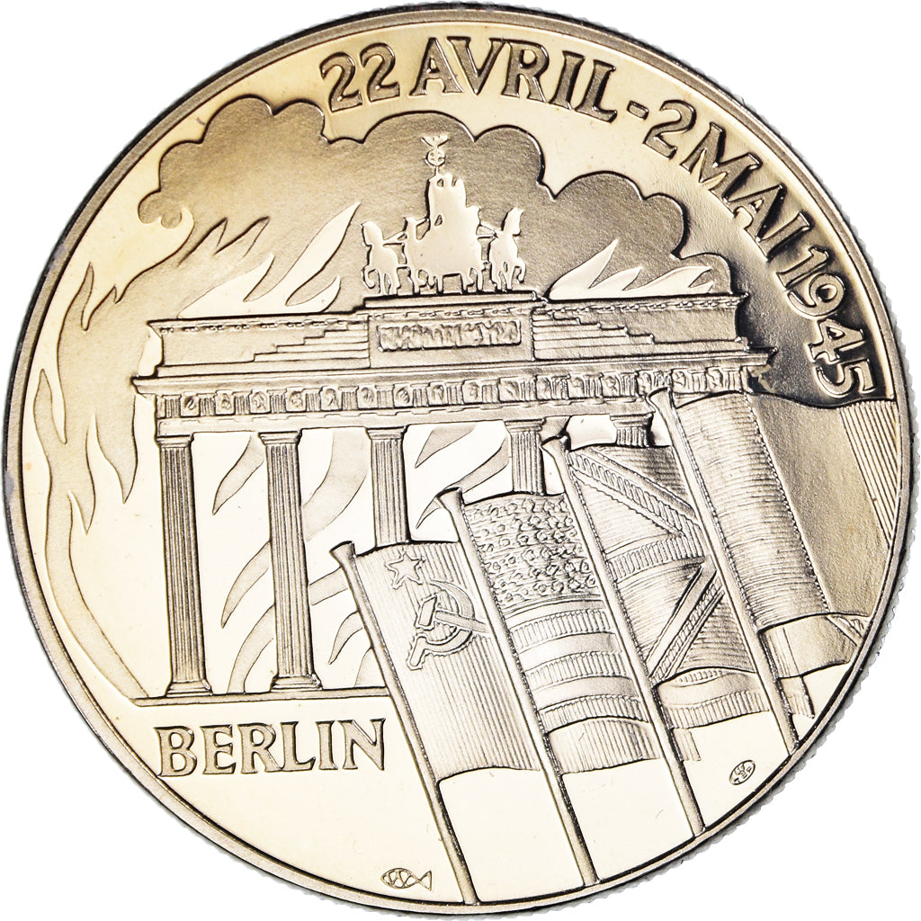 France, Medal, Seconde Guerre Mondiale, Berlin, 1945, WAR, MS(65-70)
