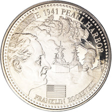 France, Medal, Seconde Guerre Mondiale, Pearl Harbor, Roosevelt, WAR, MS(65-70)