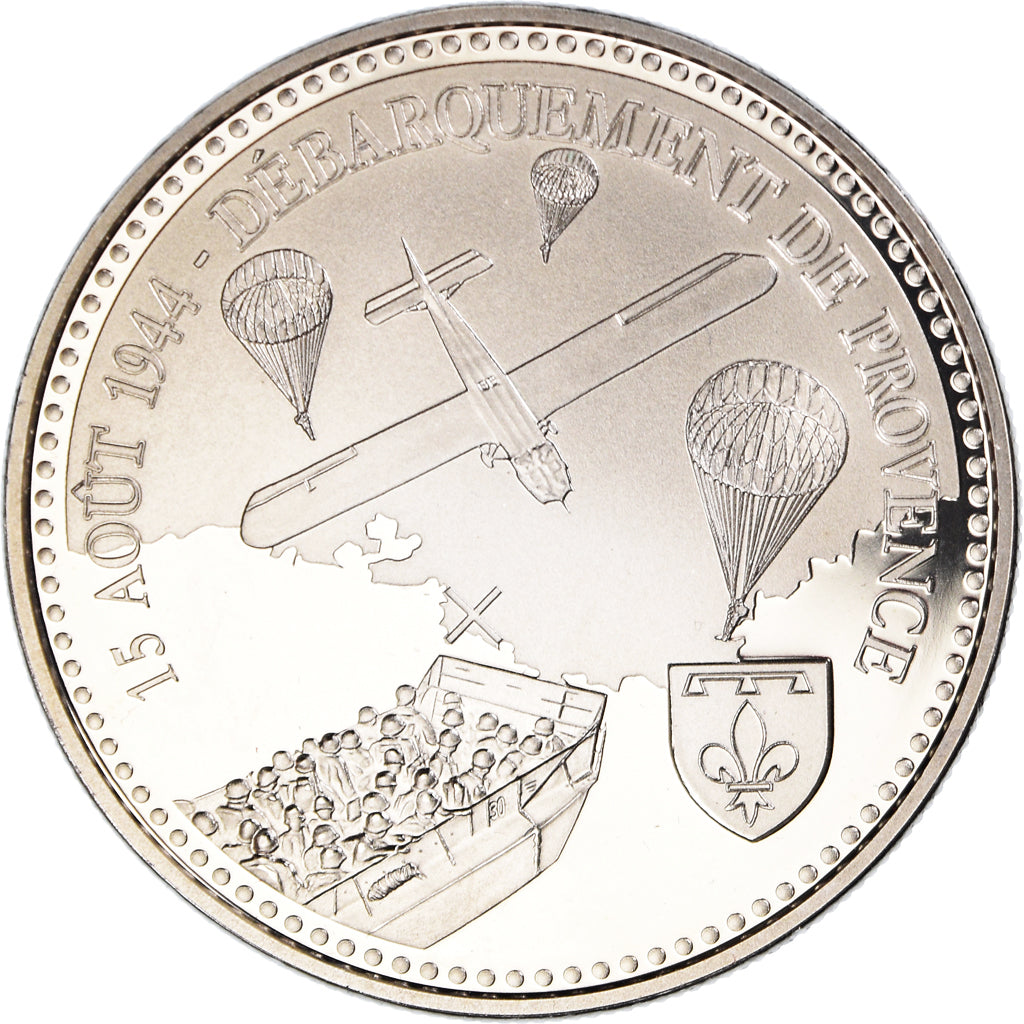 Francia, medaglia, Seconde Guerre Mondiale, Débarquement de Provence, WAR, FDC