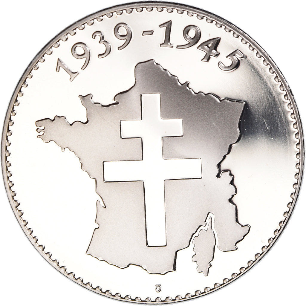 Francia, medaglia, Seconde Guerre Mondiale, Les Accords de Yalta, WAR, FDC