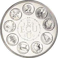 France, Médaille, Ecu Europa, Europe Assise, Politics, 1980, FDC, Cupro-nickel