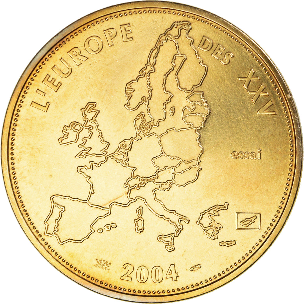 Frankreich, Medaille, L'Europe des XXV, Essai, Politics, 2004, MDP, STGL, Bronze