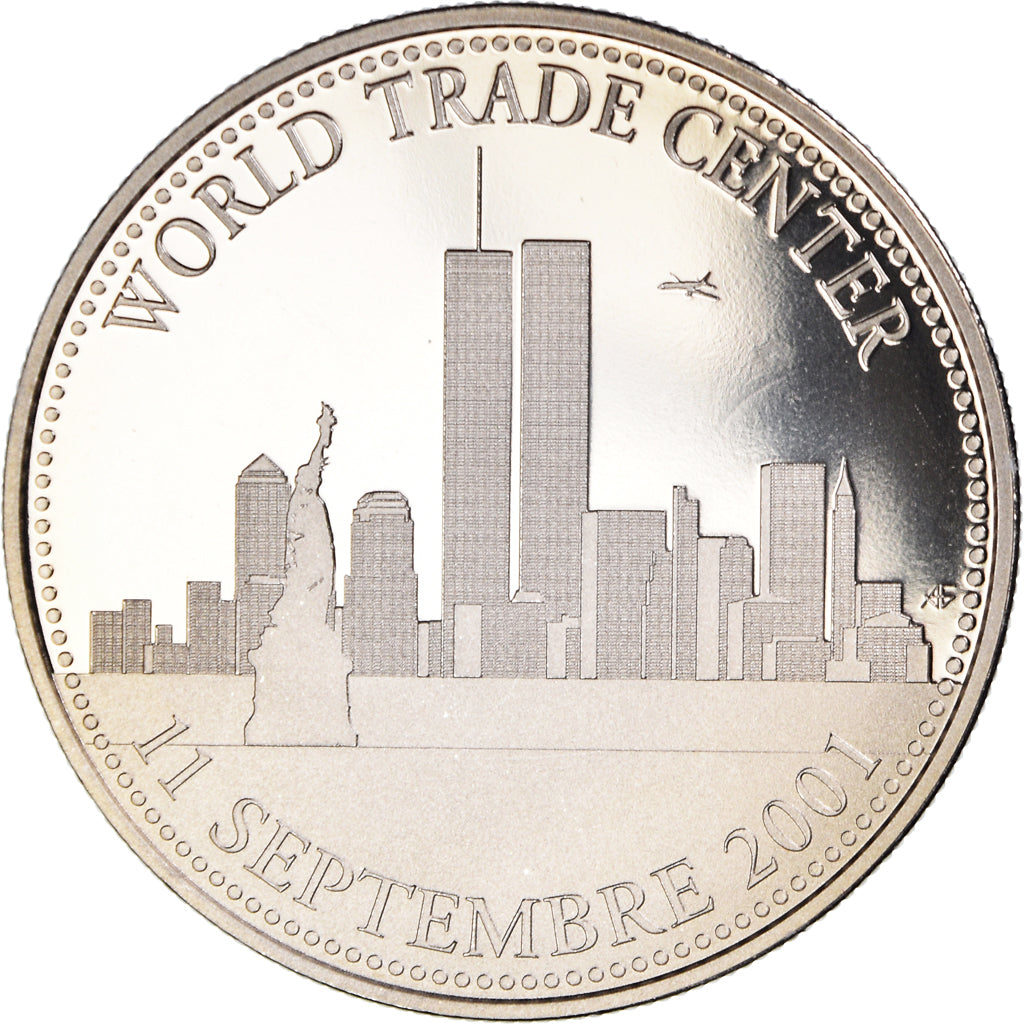 Francia, medaglia, Les événements forts de votre vie, World Trade Center, FDC
