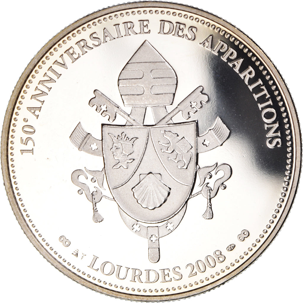 Vatican, Medal, 150ème Anniversaire des Apparitions, Lourdes 2008, Religions &