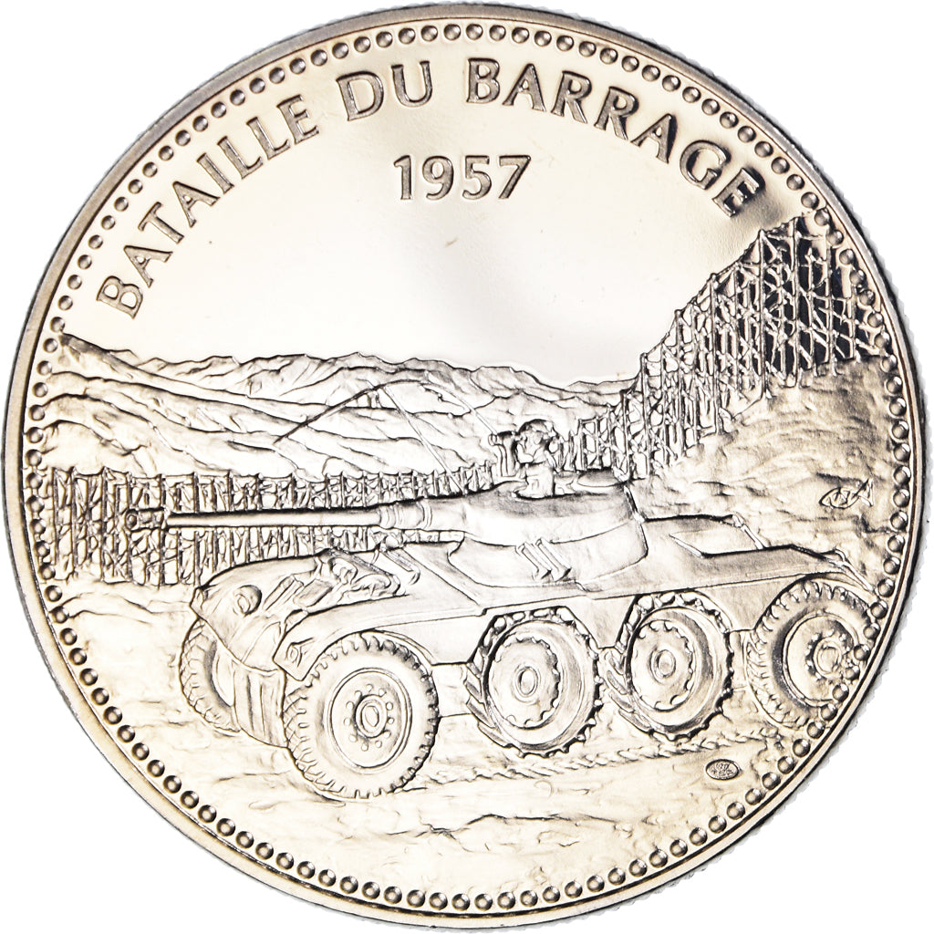 France, Medal, Guerre d'Algérie, Bataille du Barrage, WAR, MS(65-70)