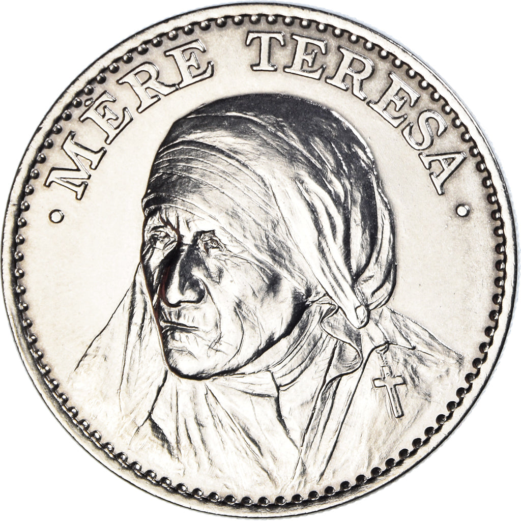 France, Médaille, Mère Teresa, Prix Nobel de la Paix 1979, FDC, Cupro-nickel