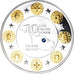 France, Médaille, 10 Ans de l'Euro, Malte, Politics, FDC, Cuivre plaqué Argent