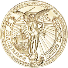 France, Token, Touristic token, Le-Mont-Saint-Michel - L'Archange, Médaille de