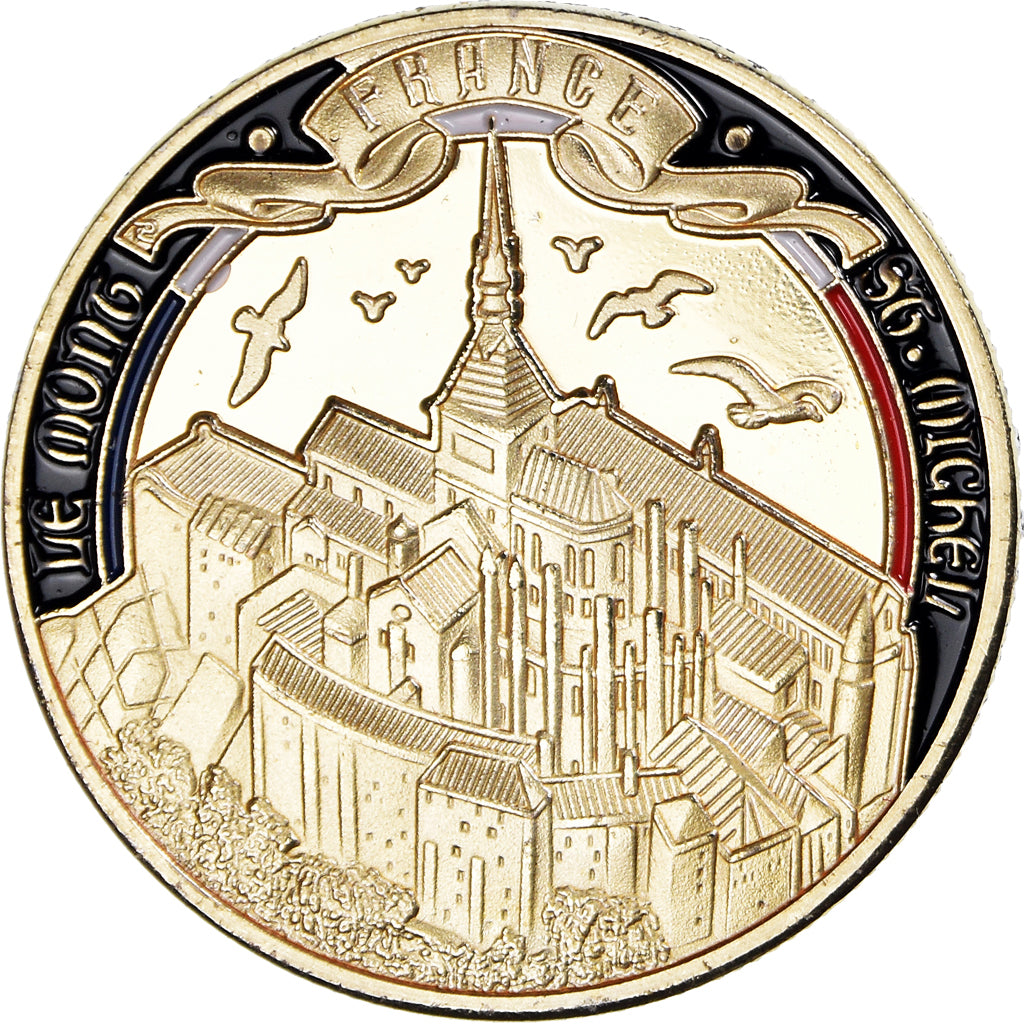 France, Token, Touristic token, Le-Mont-Saint-Michel - L'Archange, Médaille de