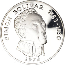 Coin, Panama, 20 Balboas, 1974, U.S. Mint, Proof, MS(65-70), Silver, KM:31