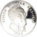 Moneda, Panamá, 20 Balboas, 1974, U.S. Mint, Proof, FDC, Plata, KM:31