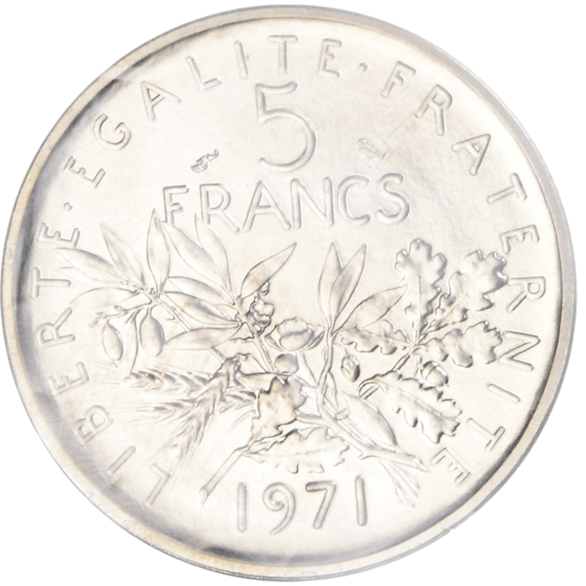 Monnaie, France, 5 Francs, 1971, Paris, Piéfort, FDC, Argent, KM:P431
