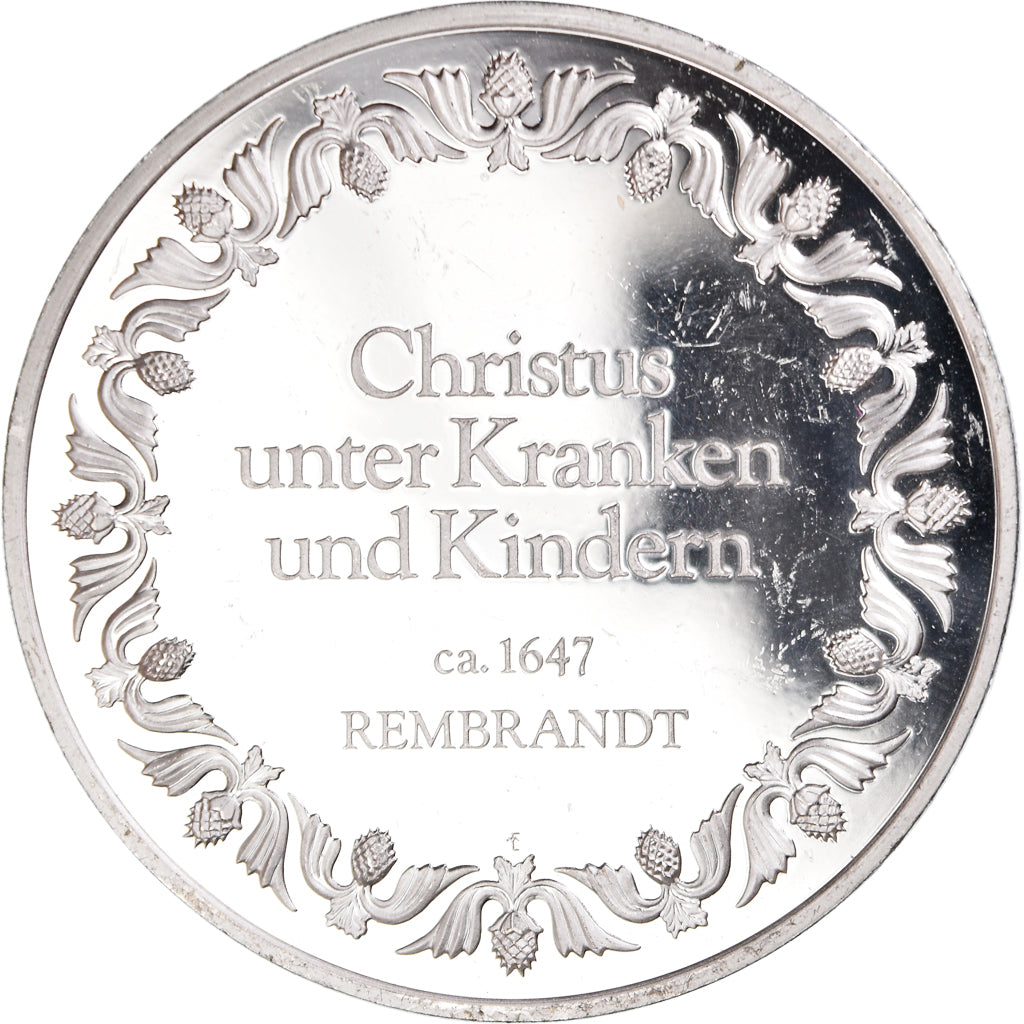 Frankreich, Medaille, Peinture, Rembrandt, Le Christ Guérissant les Malades