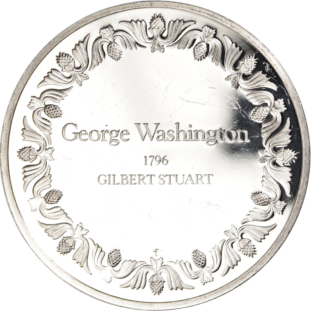 France, Médaille, George Washington, Gilbert Stuart, Arts & Culture, SUP