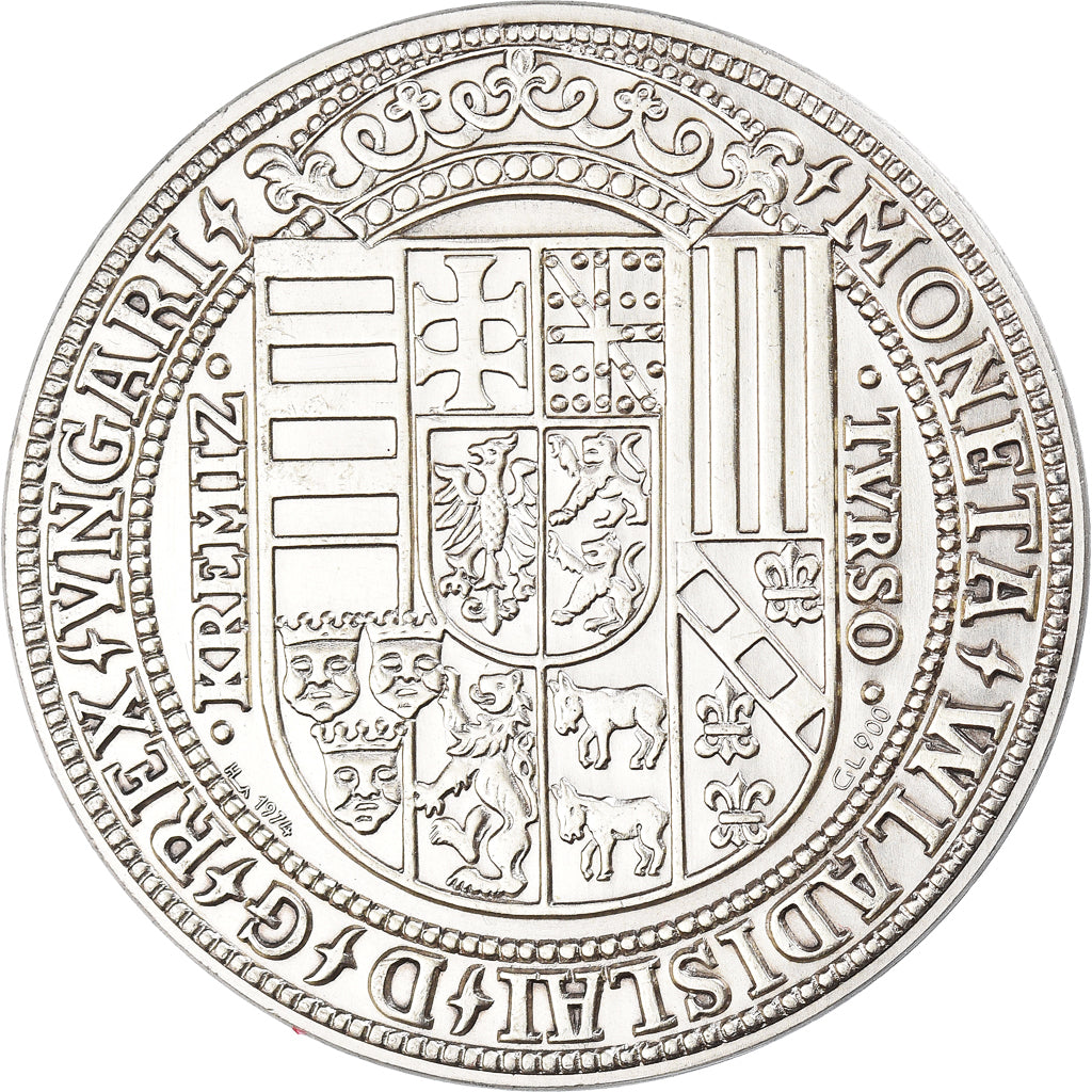 Czechoslovakia, Medal, Restrike of Thaler 1506, History, 1974, MS(64), Silver