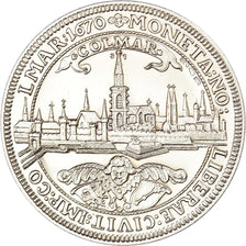 Francia, medaglia, Restrike of Thaler 1670 Colmar, History, SPL+, Argento