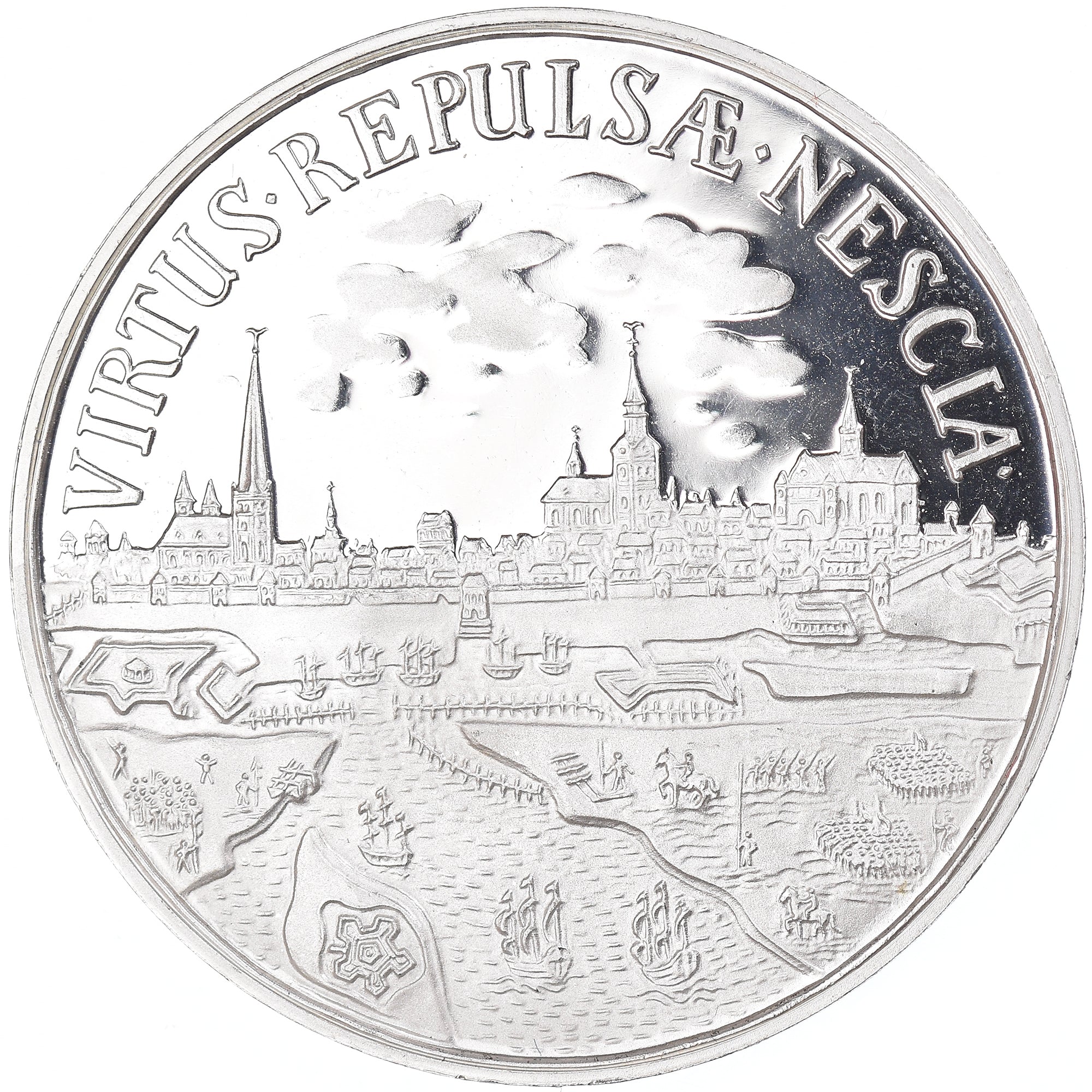 Germania, medaglia, Prise de Wismar, History, 1997, SPL, Argento