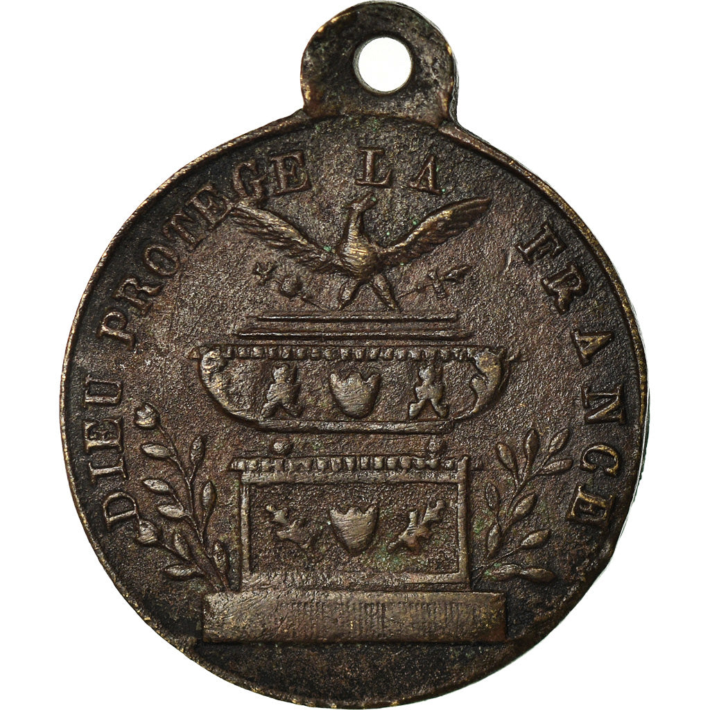France, Medal, Tombeau de Napoléon Ier, History, AU(50-53), Copper