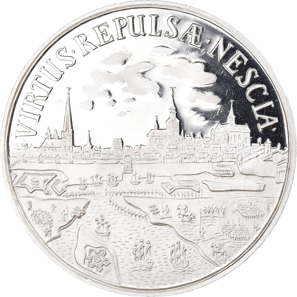 Germany, Medal, Prise de Wismar, History, 1997, MS(60-62), Silver