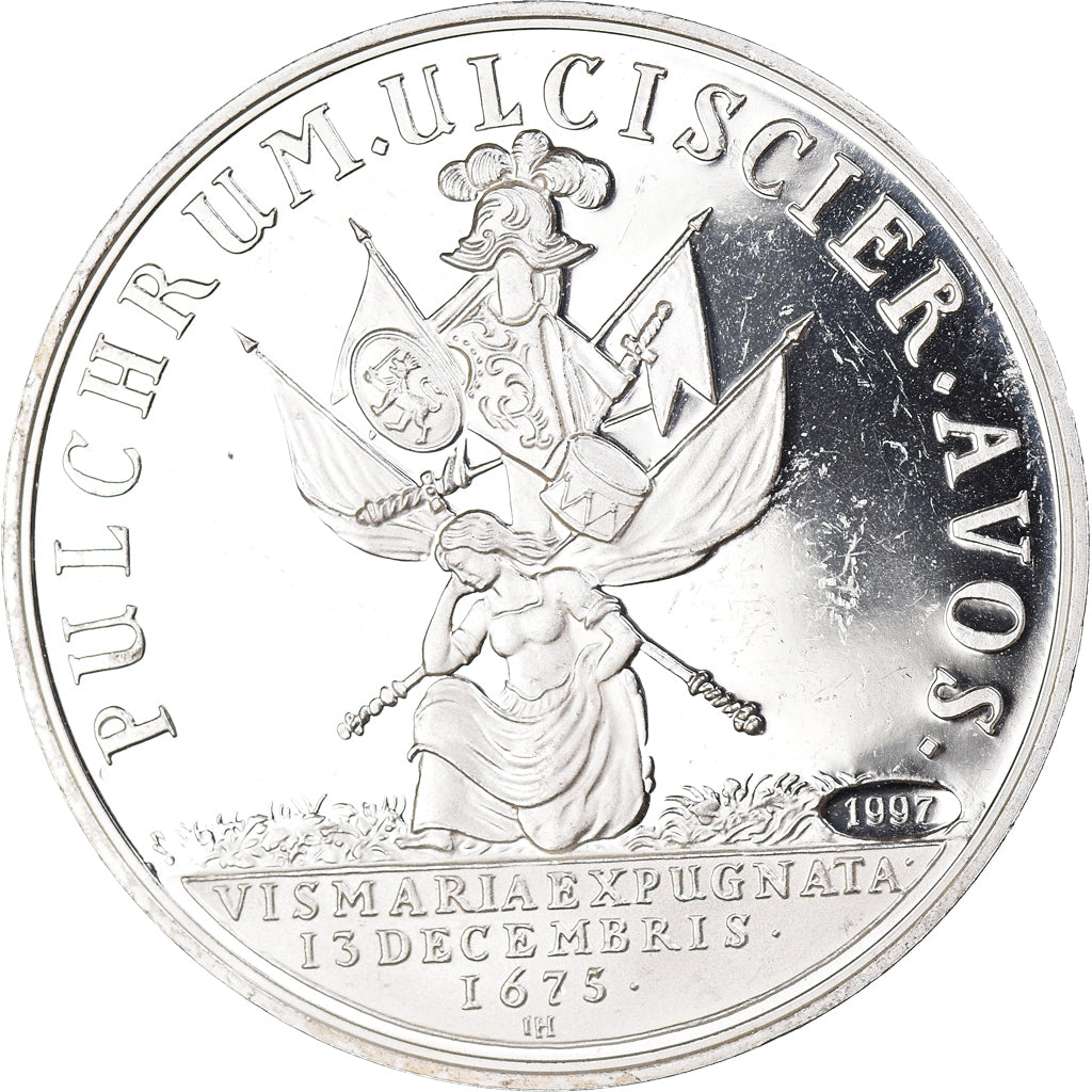 Germany, Medal, Prise de Wismar, History, 1997, MS(60-62), Silver