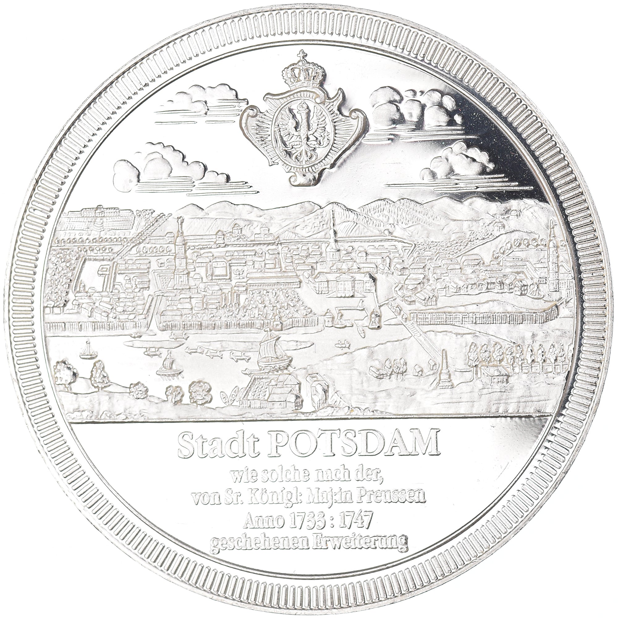 Germany, Medal, Friedrich I, Stadt Potsdam, History, Proof, MS(60-62), Silver
