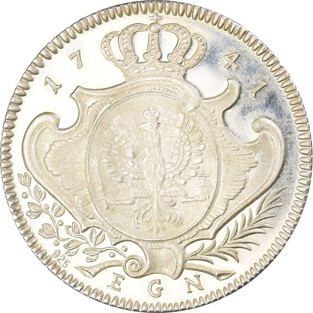 Germany, Medal, Thaler, Frederick II, History, Réplique, MS(60-62), Silver