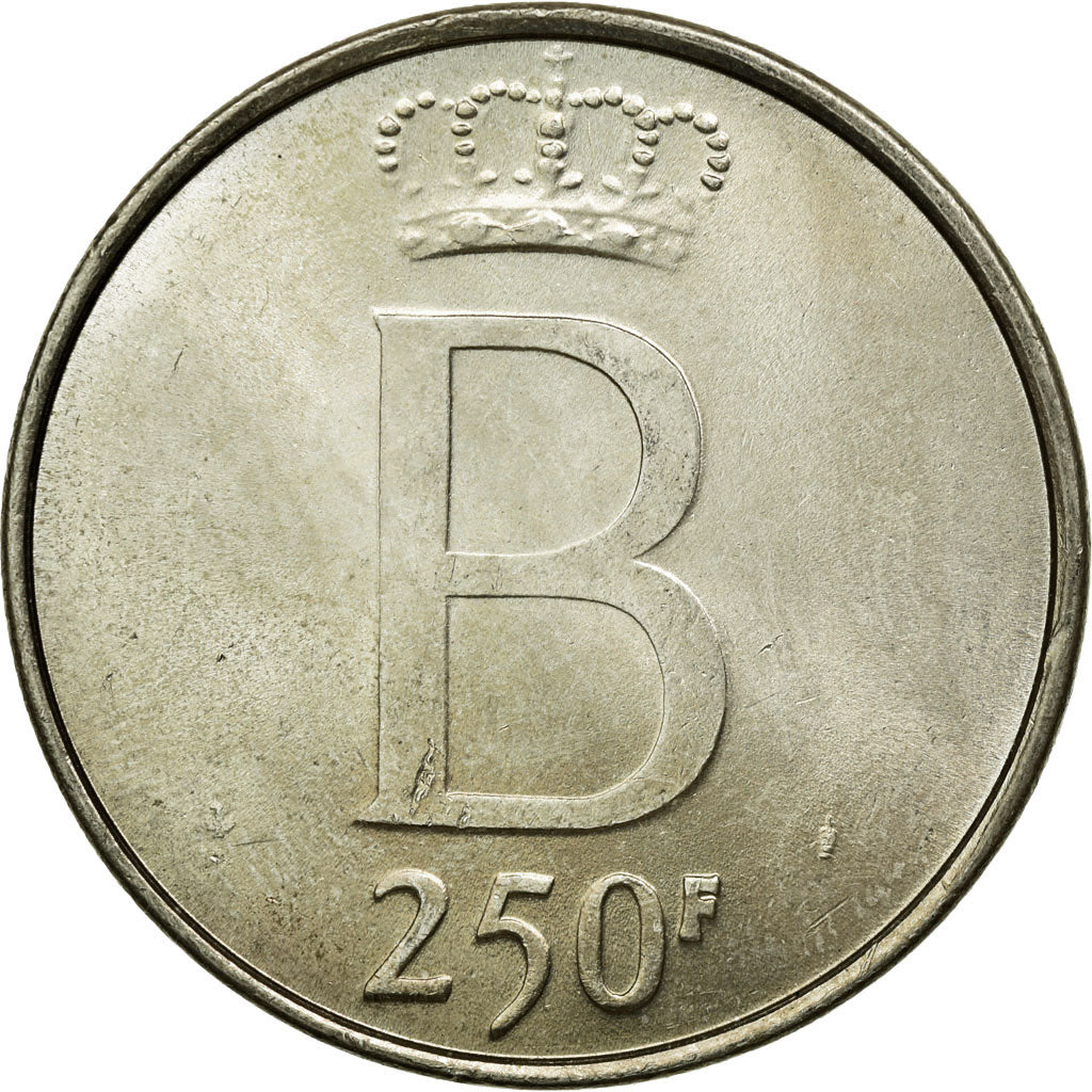 Coin, Belgium, 250 Francs, 250 Frank, 1976, Brussels, AU(55-58), Silver