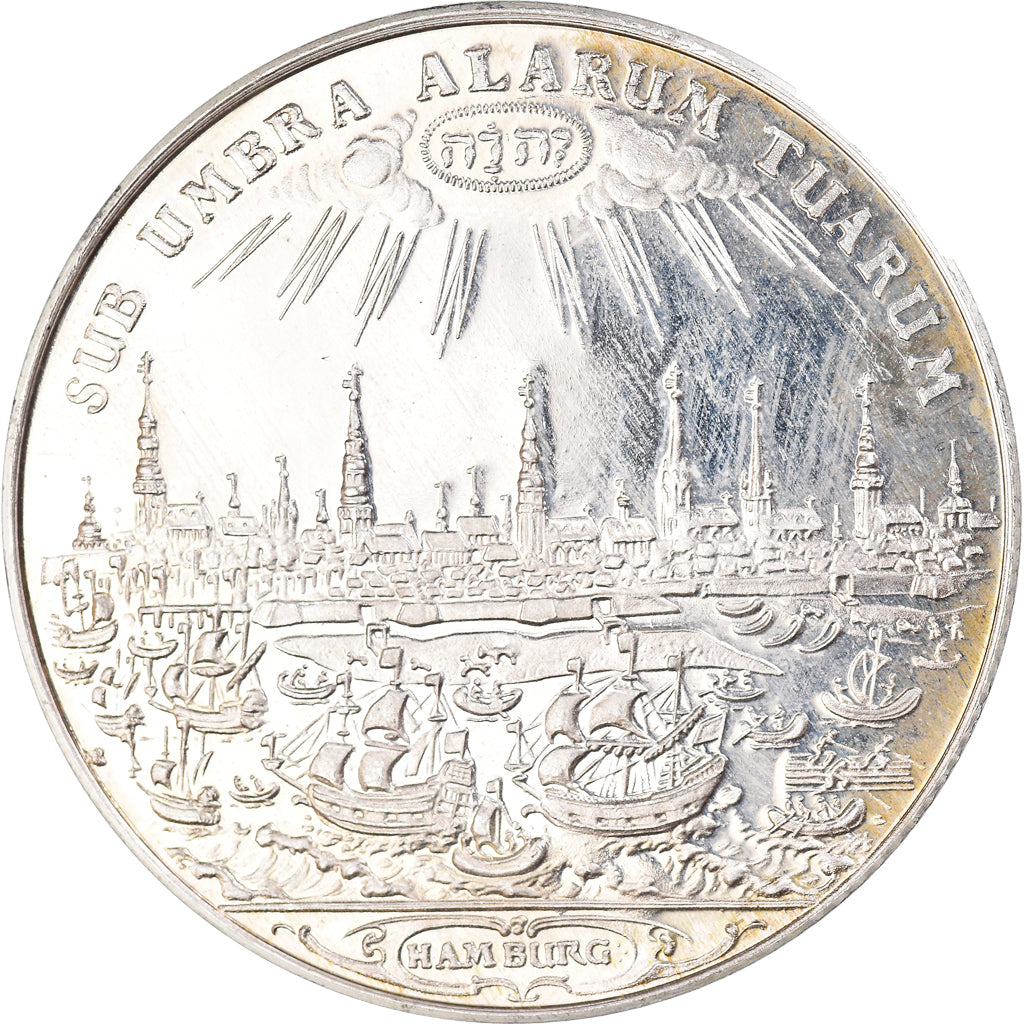 Germany, Medal, Hambourg, History, 1973, MS(63), Silver