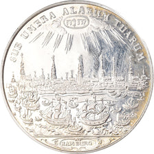 Alemanha, medalha, Hambourg, História, 1973, MS(63), Prata