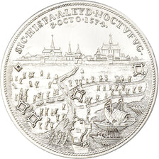 Netherlands, Medal, Siège de Leiden, History, 1975, Restrike, MS(63), Silver