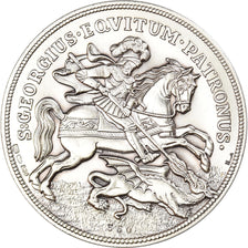 Hungary, Medal, Kremnitz, Saint-Georges, History, 1975, Restrike, MS(64), Silver