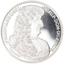 Alemanha, medalha, Thaler, Halle, História, 1998, Réplique, MS(64), Prata