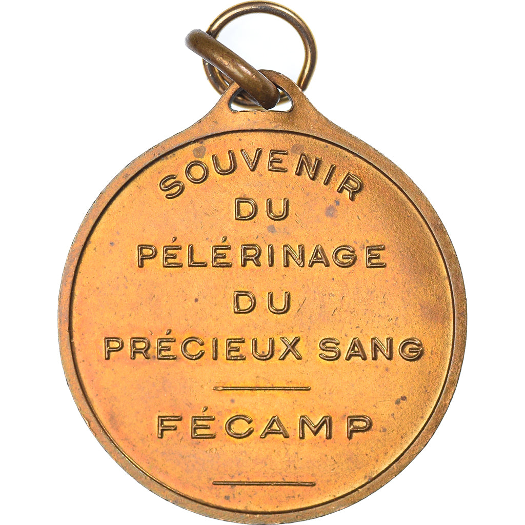 France, Médaille, Pèlerinage du Précieux Sang, Fécamp, Camus, SUP, Bronze