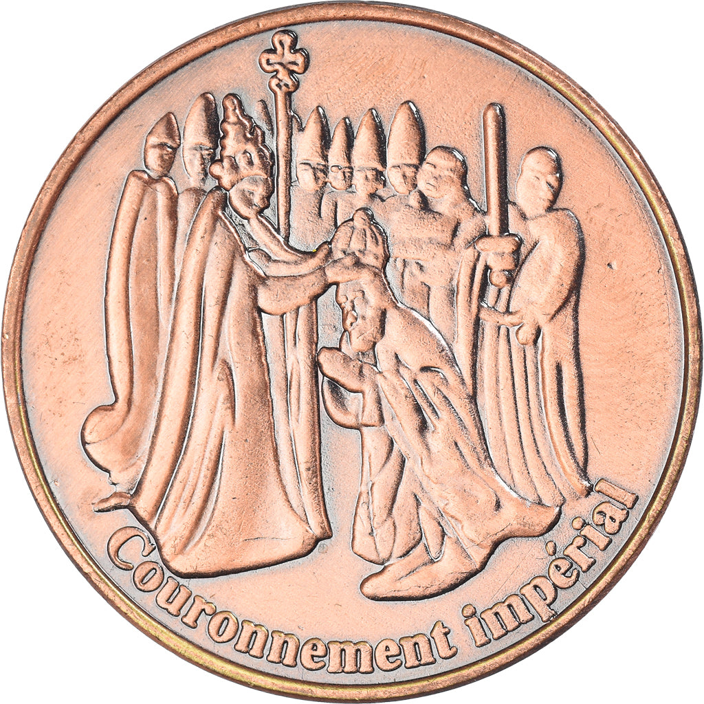 Frankreich, Medaille, Charlemagne, Couronnement Impérial, History, SS+, Kupfer