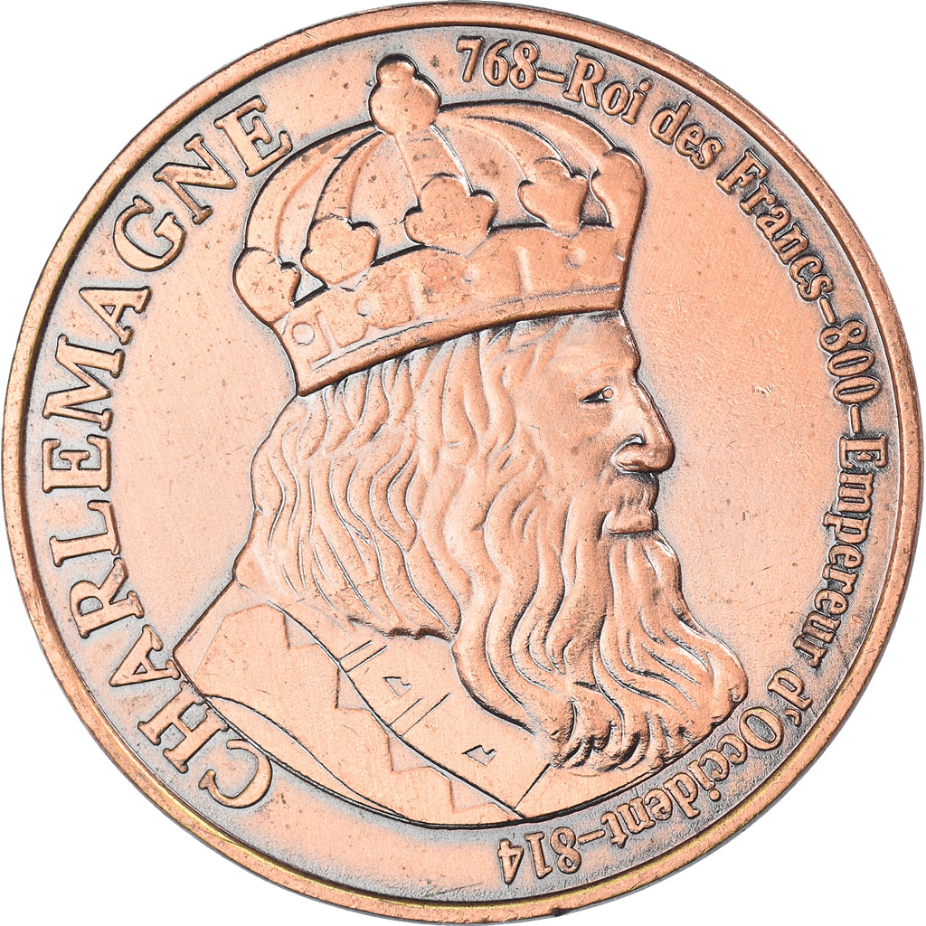 Frankreich, Medaille, Charlemagne, Couronnement Impérial, History, SS+, Kupfer