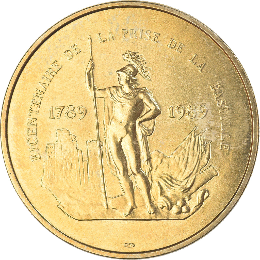 France, Medal, Bicentenaire de la Prise de la Bastille, History, 1989